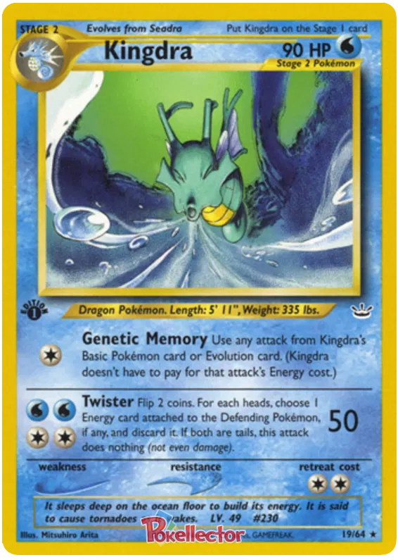 Kingdra - Neo Revelation #19