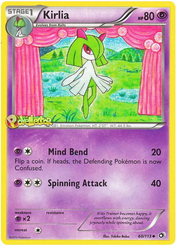 Kirlia - Legendary Treasures #60