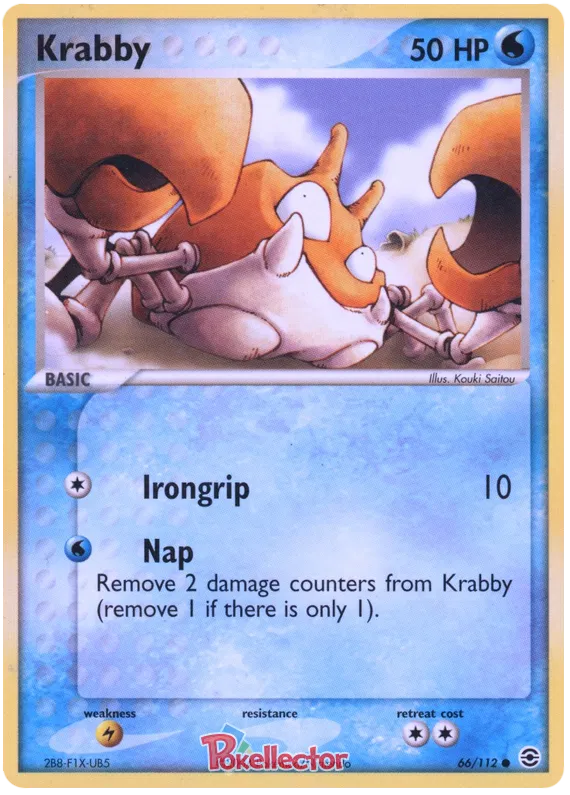 Krabby - EX FireRed & LeafGreen #66