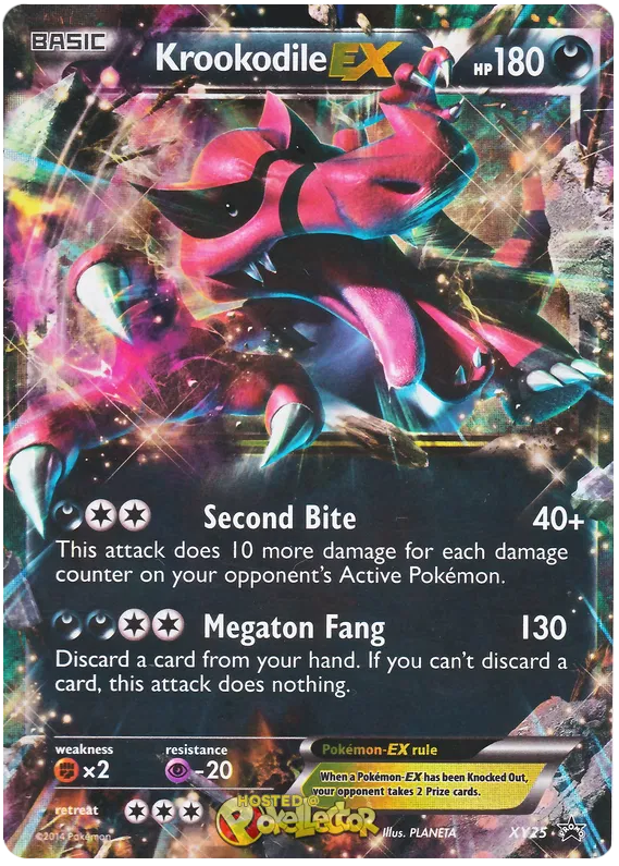 Krookodile EX - XY Promos #25