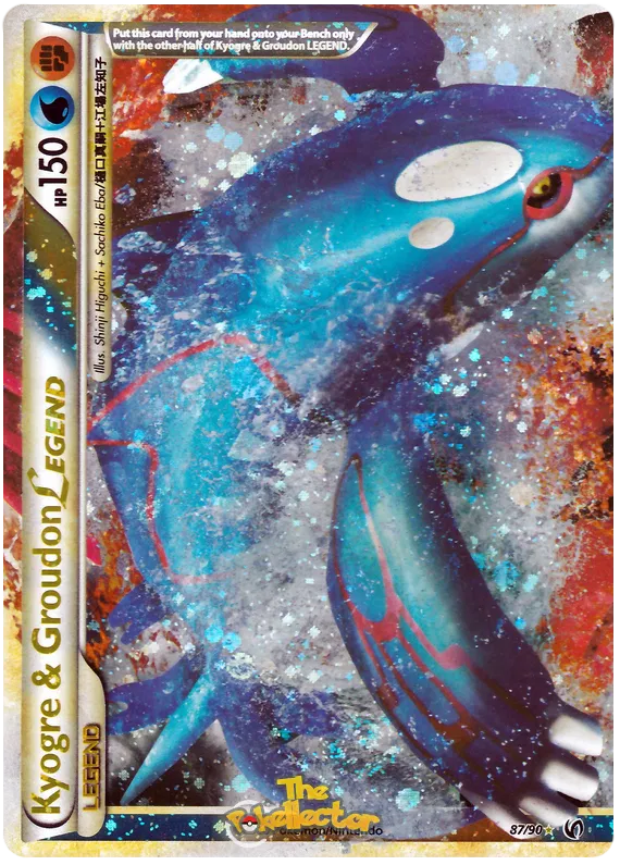 Kyogre & Groudon LEGEND (top) - HS Undaunted #87