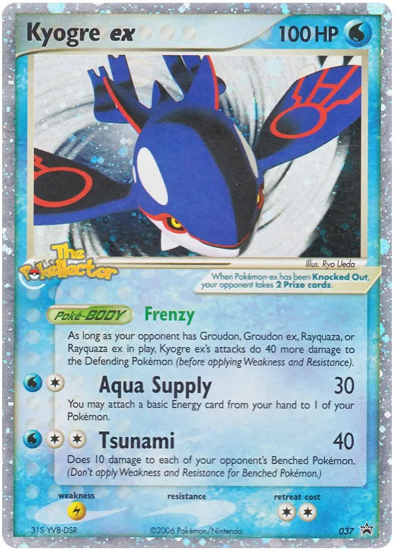 Kyogre ex - Nintendo Promos #37