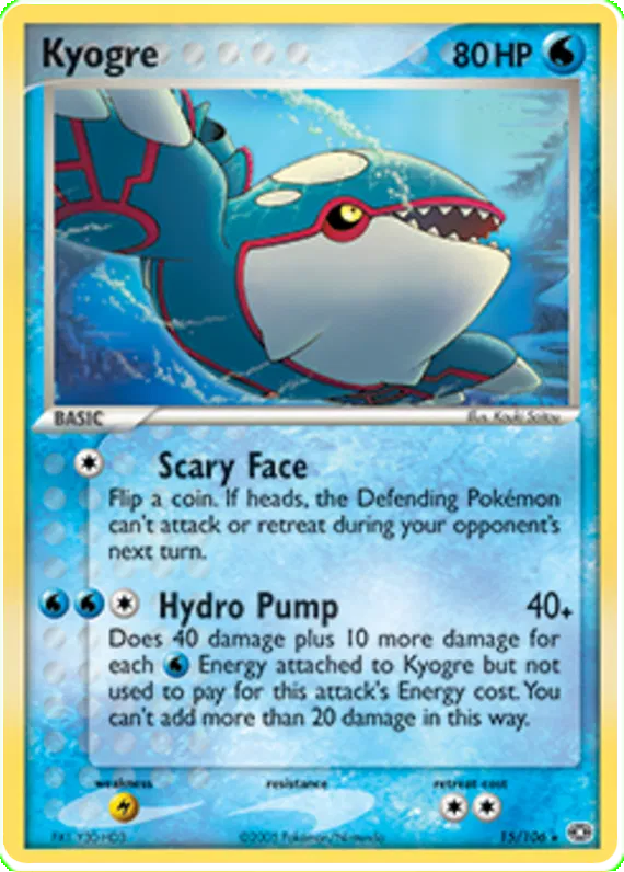 Kyogre - EX Emerald #15