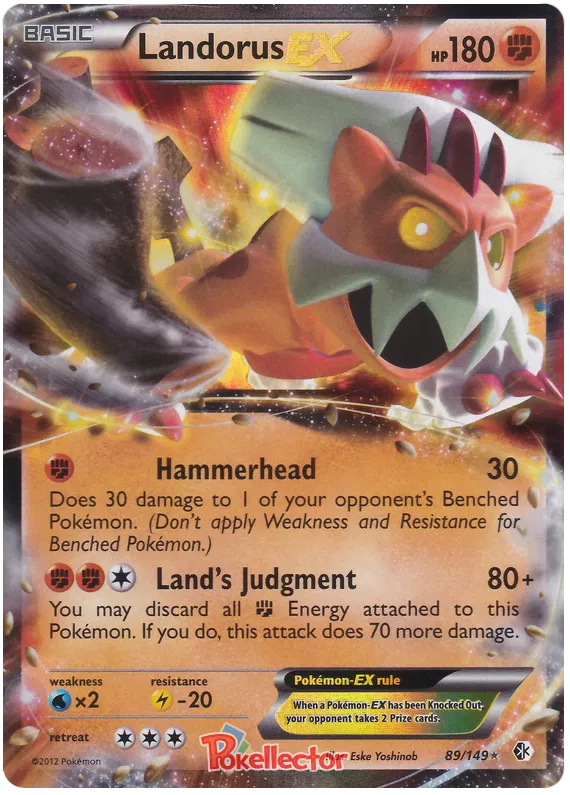 Landorus EX - Boundaries Crossed #89