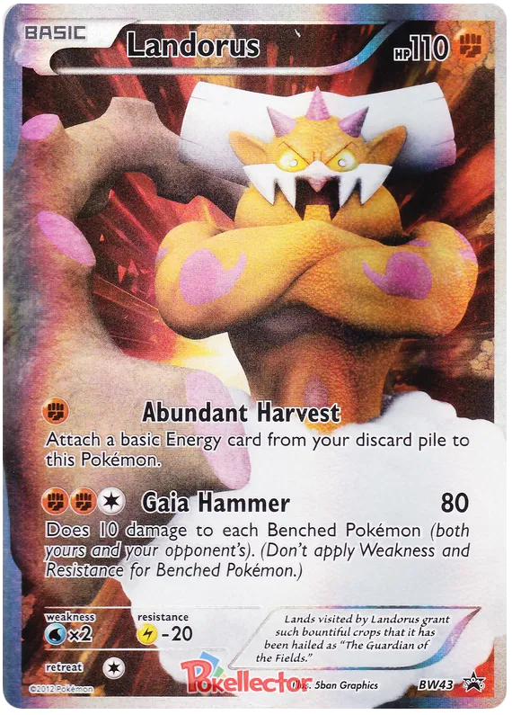 Landorus - Black & White Promos #43