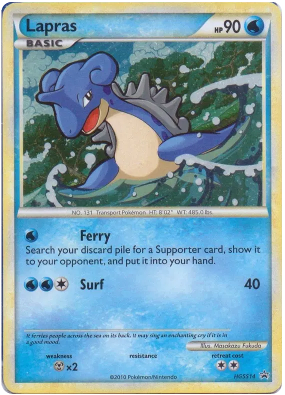 Lapras - HeartGold SoulSilver Promos #14