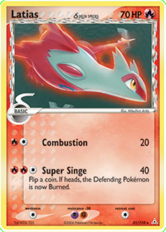 Latias  (delta species) - EX Holon Phantoms #21