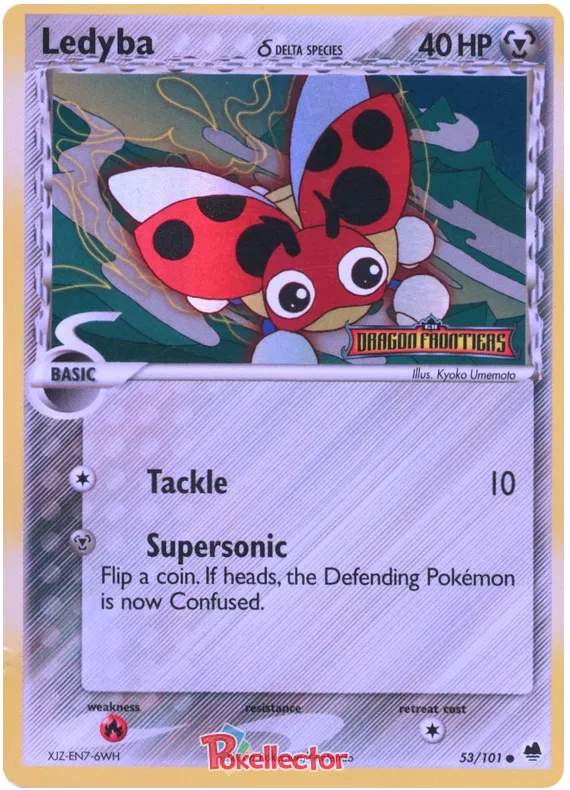 Ledyba  (delta species) - EX Dragon Frontiers #53