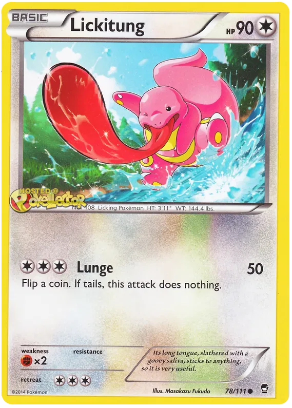 Lickitung - Furious Fists #78