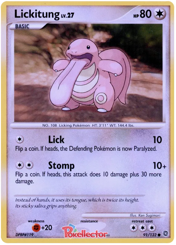 Lickitung - Secret Wonders #91