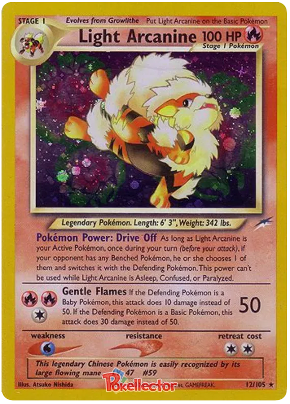 Light Arcanine - Neo Destiny #12