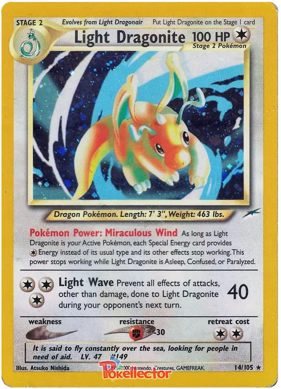 Light Dragonite - Neo Destiny #14