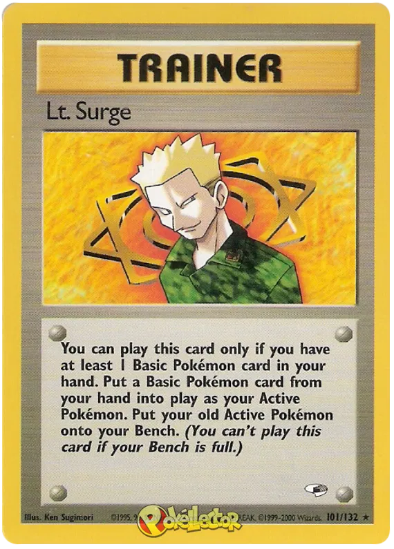 Lt. Surge - Gym Heroes #101