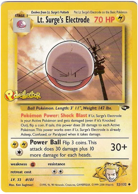 Lt. Surge's Electrode - Gym Challenge #52