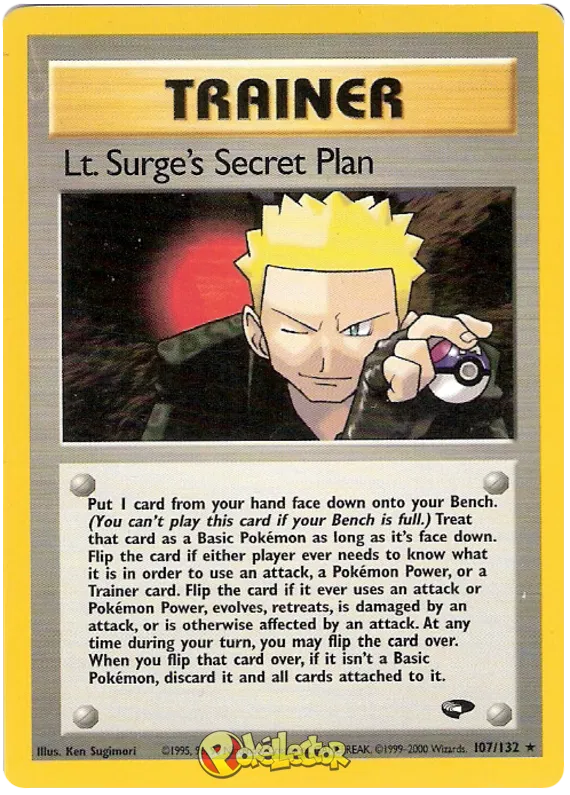 Lt. Surge's Secret Plan - Gym Challenge #107