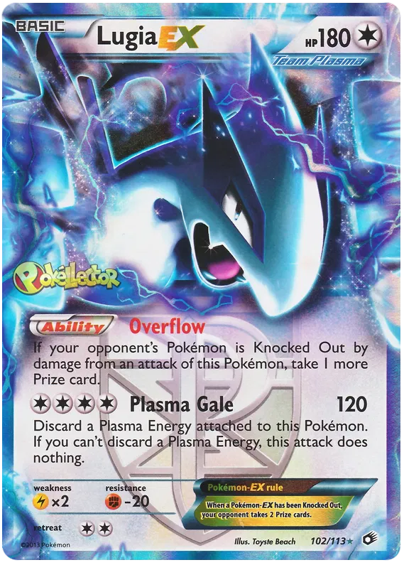 Lugia EX - Legendary Treasures #102