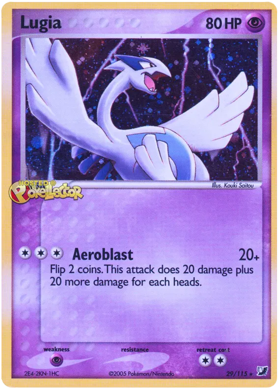 Lugia - EX Unseen Forces #29