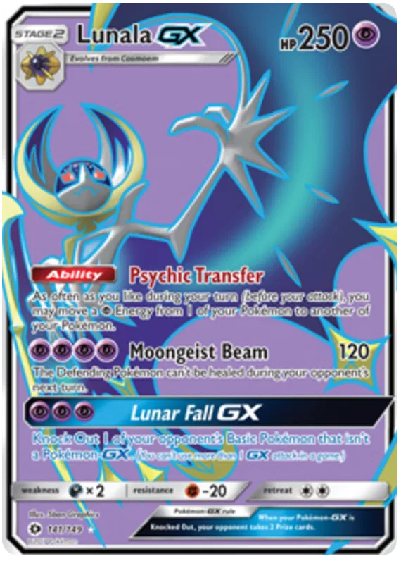 Lunala GX - Sun & Moon #141