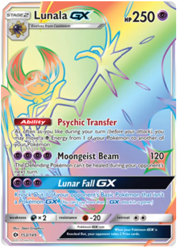 Lunala GX - Sun & Moon #153