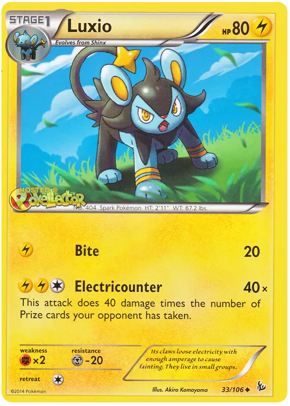 Luxio - XY Flashfire #33