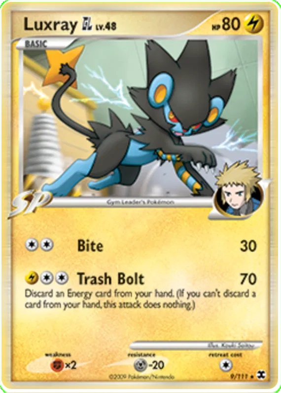 Luxray GL - Platinum - Rising Rivals #9