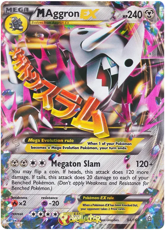 M Aggron EX - Primal Clash #94