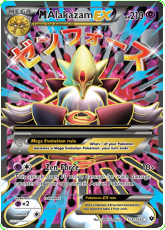 M Alakazam EX - Fates Collide #118