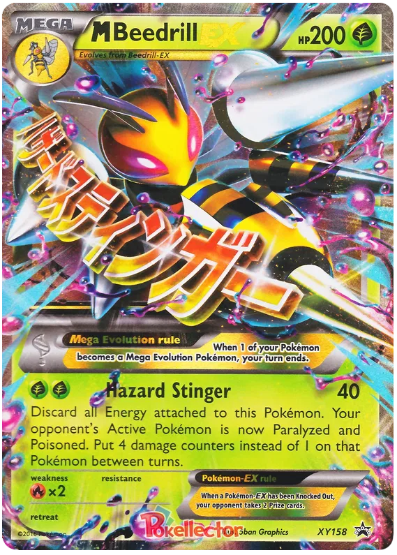 M Beedrill EX - XY Promos #158