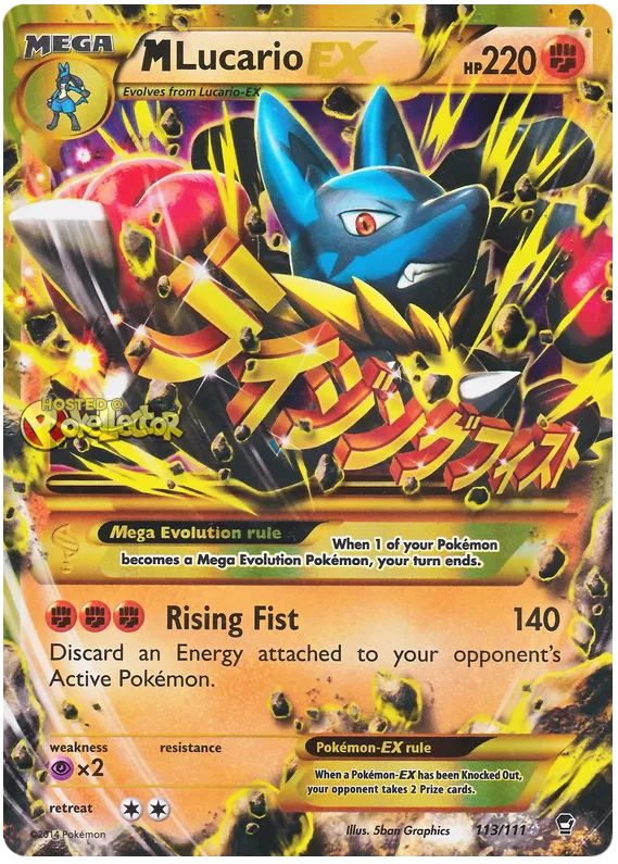 M Lucario EX - Furious Fists #113