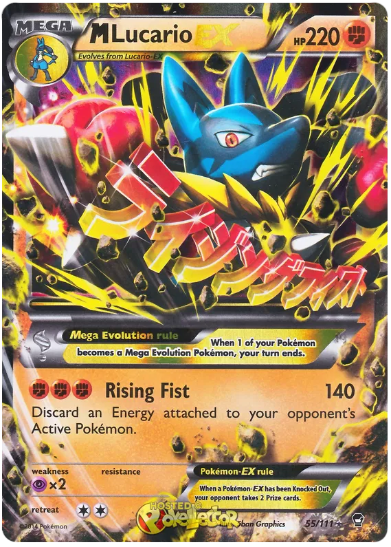 M Lucario EX - Furious Fists #55