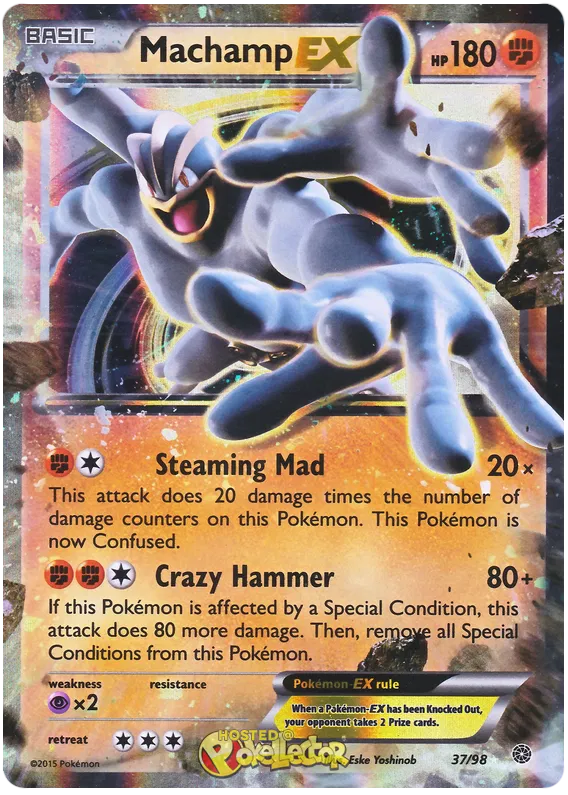 Machamp EX - Ancient Origins #37