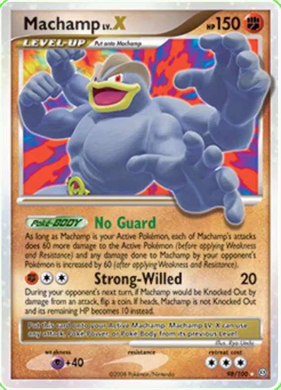 Machamp LV. X - Stormfront #98