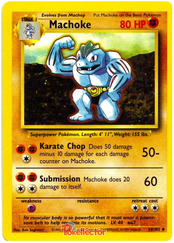 Machoke - Base Set #34