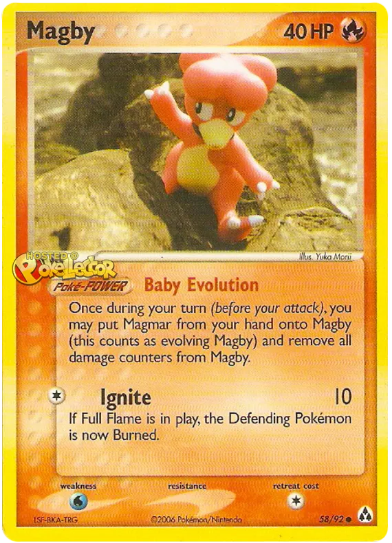 Magby - EX Legend Maker #58