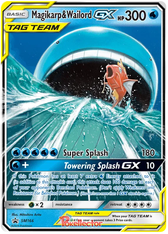 Magikarp & Wailord GX - Sun & Moon Promos #166