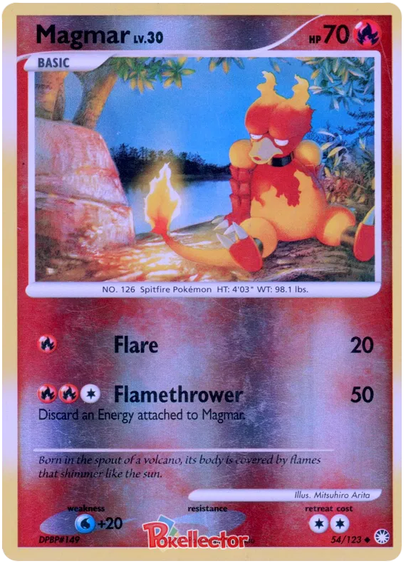 Magmar - Mysterious Treasures #54