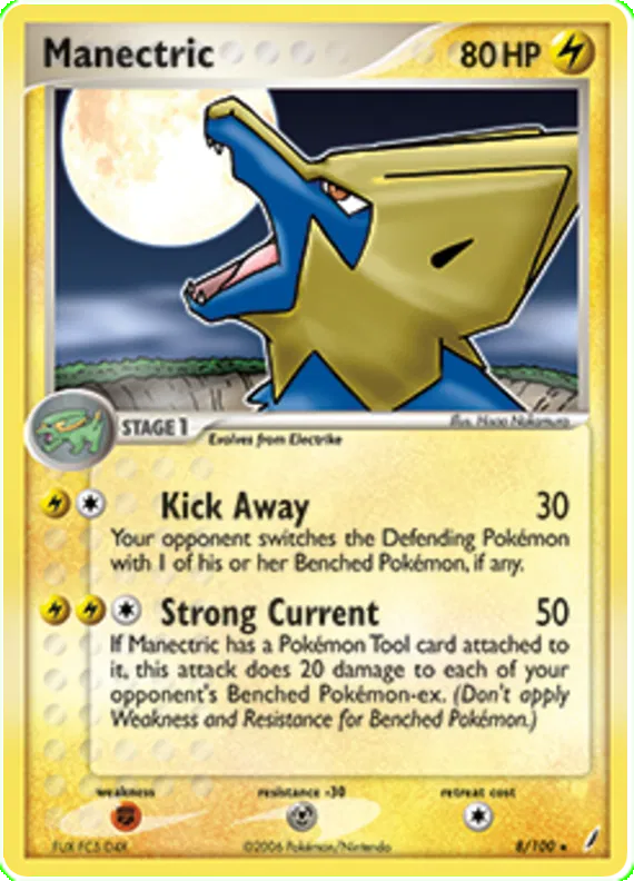 Manectric - EX Crystal Guardians #8