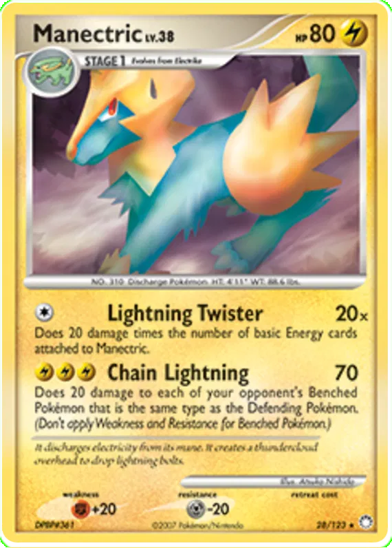 Manectric - Mysterious Treasures #28