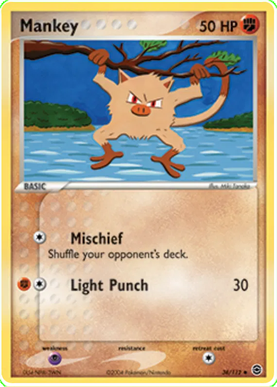 Mankey - EX FireRed & LeafGreen #38