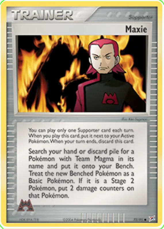 Maxie - EX Team Magma vs Team Aqua #73