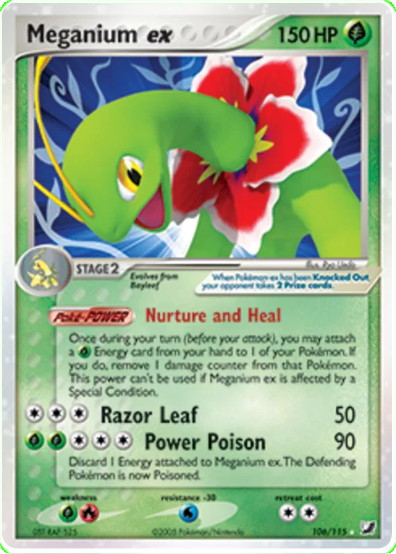 Meganium ex - EX Unseen Forces #106