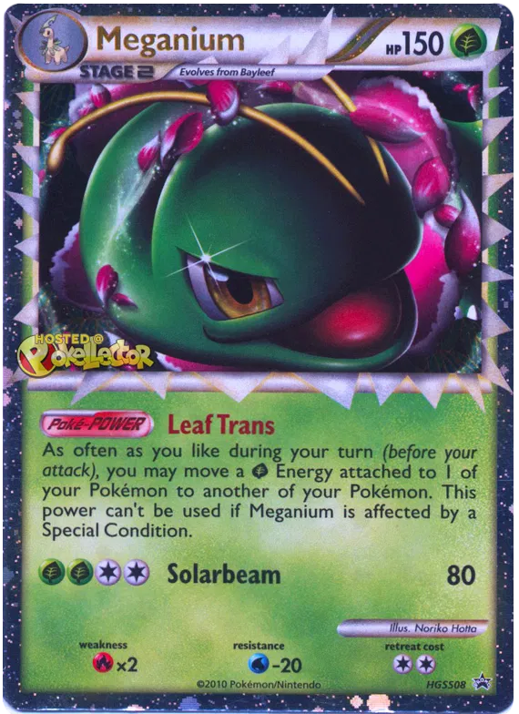 Meganium - HeartGold SoulSilver Promos #8