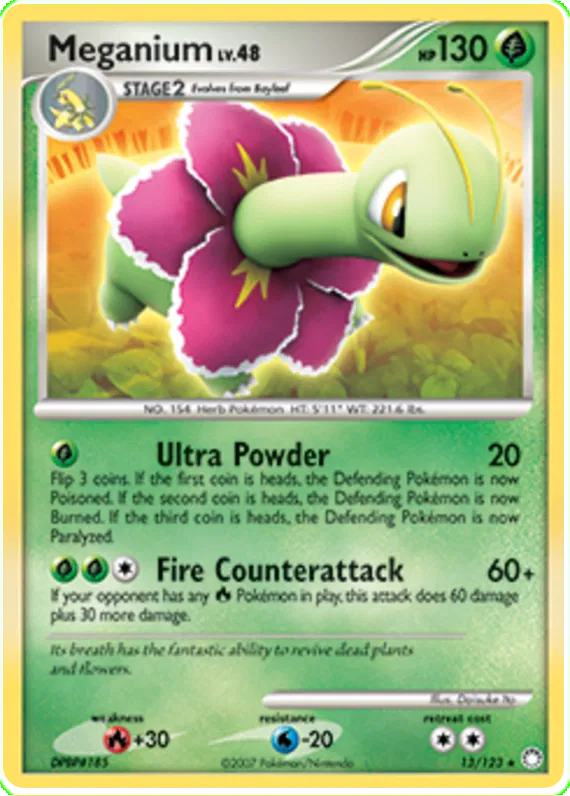 Meganium - Mysterious Treasures #13