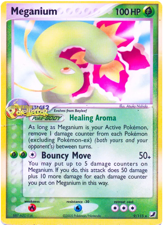 Meganium - EX Unseen Forces #9