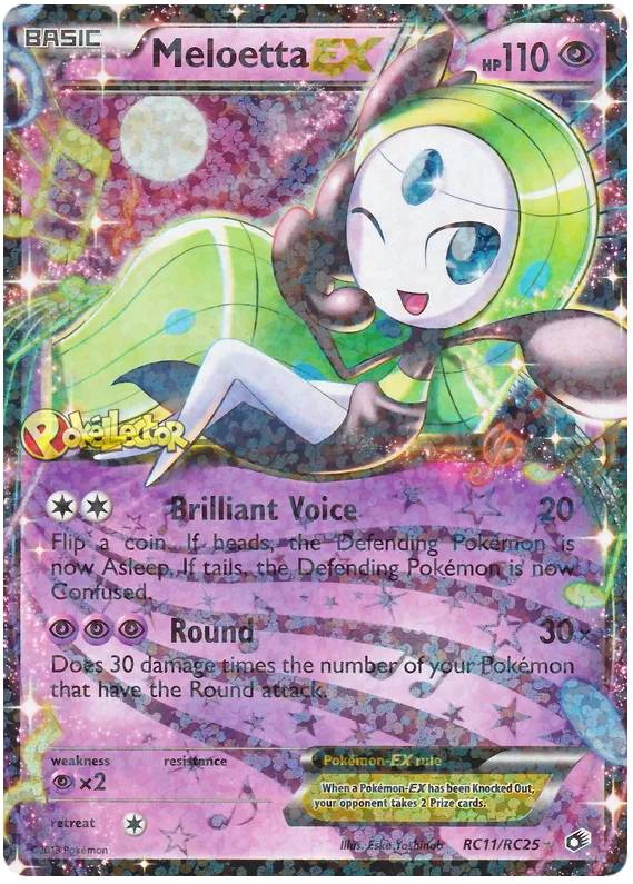 Meloetta EX - Radiant Collection #11