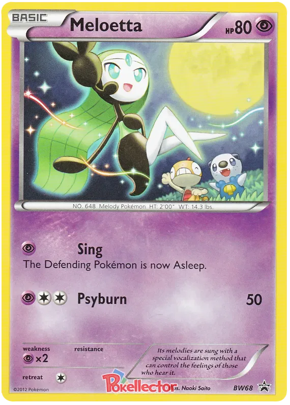 Meloetta - Black & White Promos #68