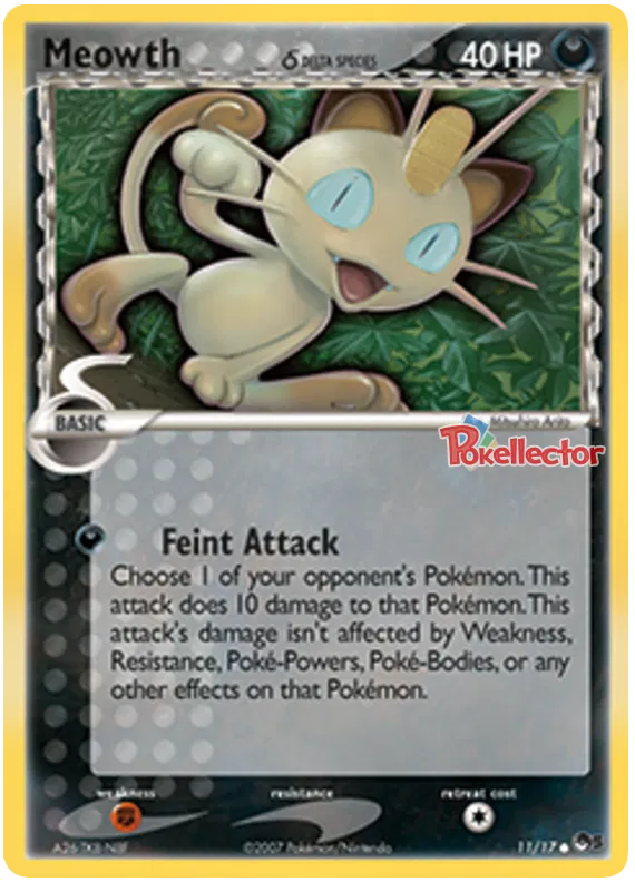 Meowth  (delta species) - POP Series 5 #11