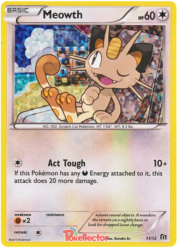 Meowth - McDonald's Collection (2016) #11