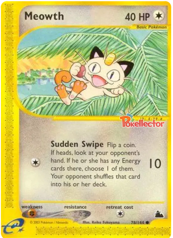 Meowth - Skyridge #78