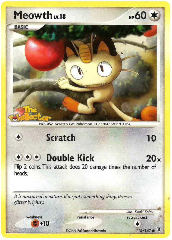 Meowth - Platinum - Supreme Victors #114